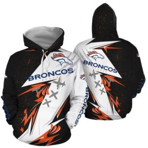 NFL Denver Broncos 3D Hoodie 6, NFL Hoodie