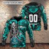 NFL Miami Dolphins Death Personalized 3D Hoodie, NFL Hoodie