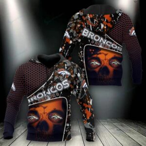 NFL Denver Broncos 3D Hoodie 9, NFL Hoodie