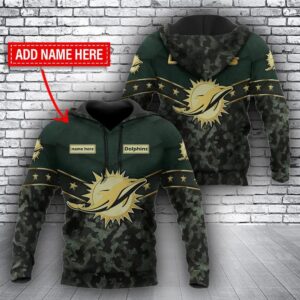 NFL Miami Dolphins Personalized 3D Hoodie, NFL Hoodie