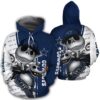 Jack Skellington And Zero Dallas Cowboys 3D Hoodie, NFL Hoodie