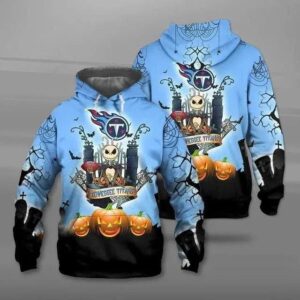 Jack Skellington Tennessee Titans Football Halloween 3D Hoodie, NFL Hoodie