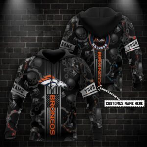 NFL Denver Broncos Personalized 3D Hoodie 2, NFL Hoodie