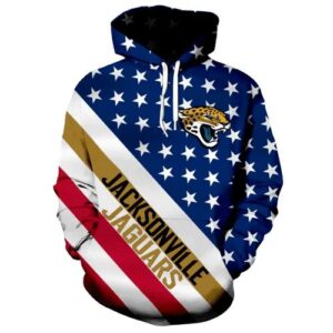 Jacksonville Jaguars American Anniversary 3D Hoodie, NFL Hoodie