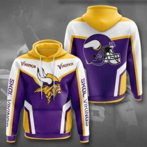 NFL Minnesota Vikings 3D Hoodie 11, NFL Hoodie