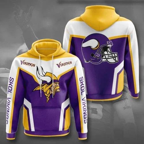 NFL Minnesota Vikings 3D Hoodie 11, NFL Hoodie NFL Minnesota Vikings 3D Hoodie 11, NFL Hoodie