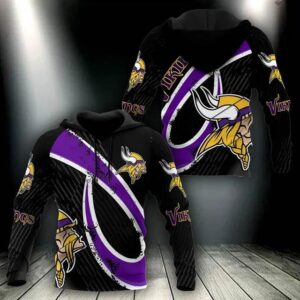 NFL Minnesota Vikings 3D Hoodie 2, NFL Hoodie