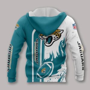 Jacksonville Jaguars Fire Ball All Over Print Hoodie, NFL Hoodie