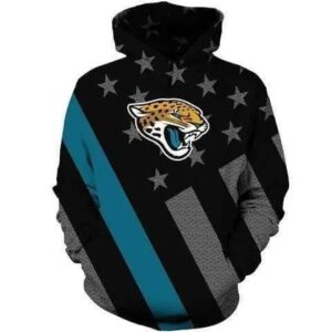 Jacksonville Jaguars Flag American NFL 3D Hoodie, NFL Hoodie