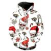 Jacksonville Jaguars Football Christmas Skull 3D Hoodie, NFL Hoodie