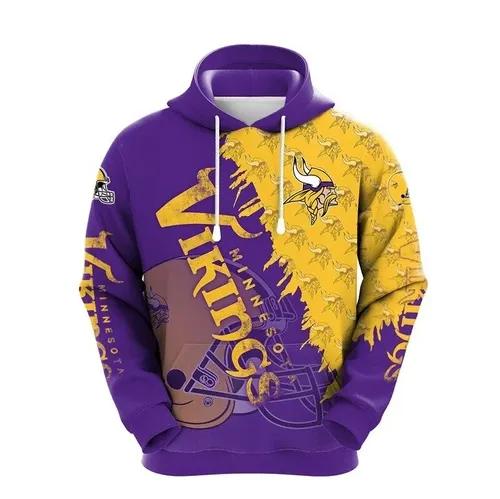 NFL Minnesota Vikings 3D Hoodie 7, NFL Hoodie NFL Minnesota Vikings 3D Hoodie 7, NFL Hoodie