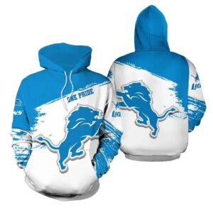 NFL Detroit Lions 3D Hoodie 14, NFL Hoodie