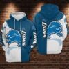 NFL Detroit Lions 3D Hoodie 2, NFL Hoodie