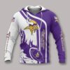 NFL Minnesota Vikings Fire Ball All Over Print Hoodie, NFL Hoodie