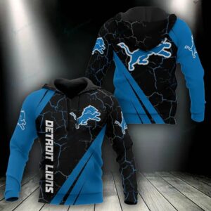 NFL Detroit Lions 3D Hoodie 4, NFL Hoodie
