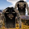 Jacksonville Jaguars Personalized Hunting Camo 3D Hoodie, NFL Hoodie