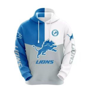 NFL Detroit Lions 3D Hoodie 8, NFL Hoodie