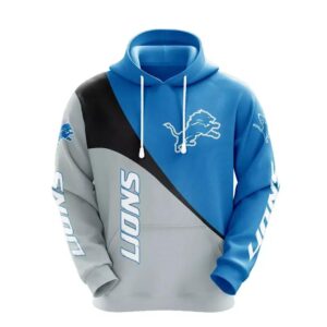 NFL Detroit Lions 3D Hoodie 9, NFL Hoodie
