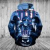 Jason Freddy Myers New York Giants Halloween 3D Hoodie, NFL Hoodie