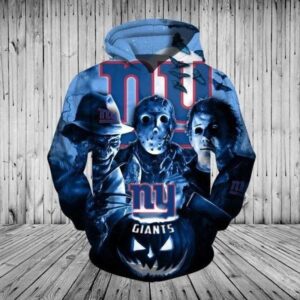 Jason Freddy Myers New York Giants Halloween 3D Hoodie, NFL Hoodie