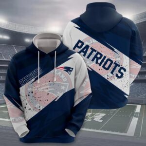 NFL New England Patriots 3D Hoodie 12, NFL Hoodie