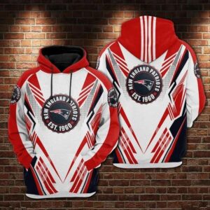 NFL New England Patriots 3D Hoodie 15, NFL Hoodie