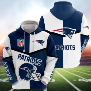 NFL New England Patriots 3D Hoodie 2, NFL Hoodie