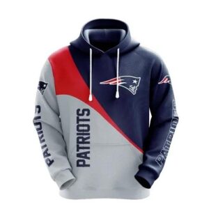 NFL New England Patriots 3D Hoodie 4, NFL Hoodie
