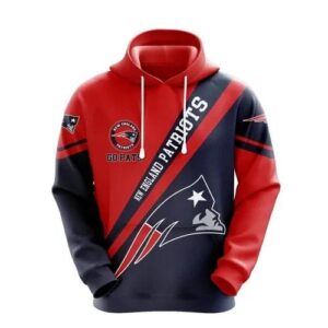 NFL New England Patriots 3D Hoodie 5, NFL Hoodie