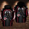 Kansas City Chiefs Death 3D Hoodie, NFL Hoodie