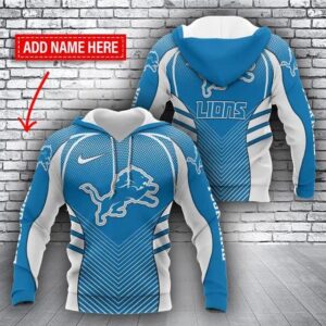 NFL Detroit Lions Personalized 3D Hoodie 2, NFL Hoodie