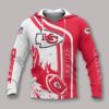 Kansas City Chiefs Fire Ball All Over Print Hoodie, NFL Hoodie