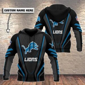 NFL Detroit Lions Personalized 3D Hoodie 3, NFL Hoodie