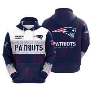 NFL New England Patriots 3D Hoodie 9, NFL Hoodie