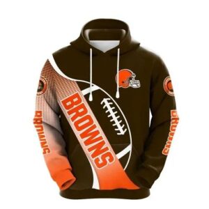 NFl Cleveland Browns 3D Hoodie, NFL Hoodie