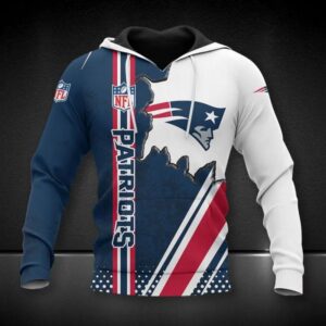 NFL New England Patriots All Over Print Hoodie, NFL Hoodie