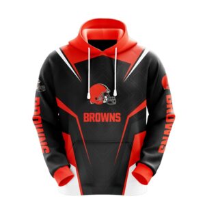 NFl Cleveland Browns 3D Hoodie 12, NFL Hoodie