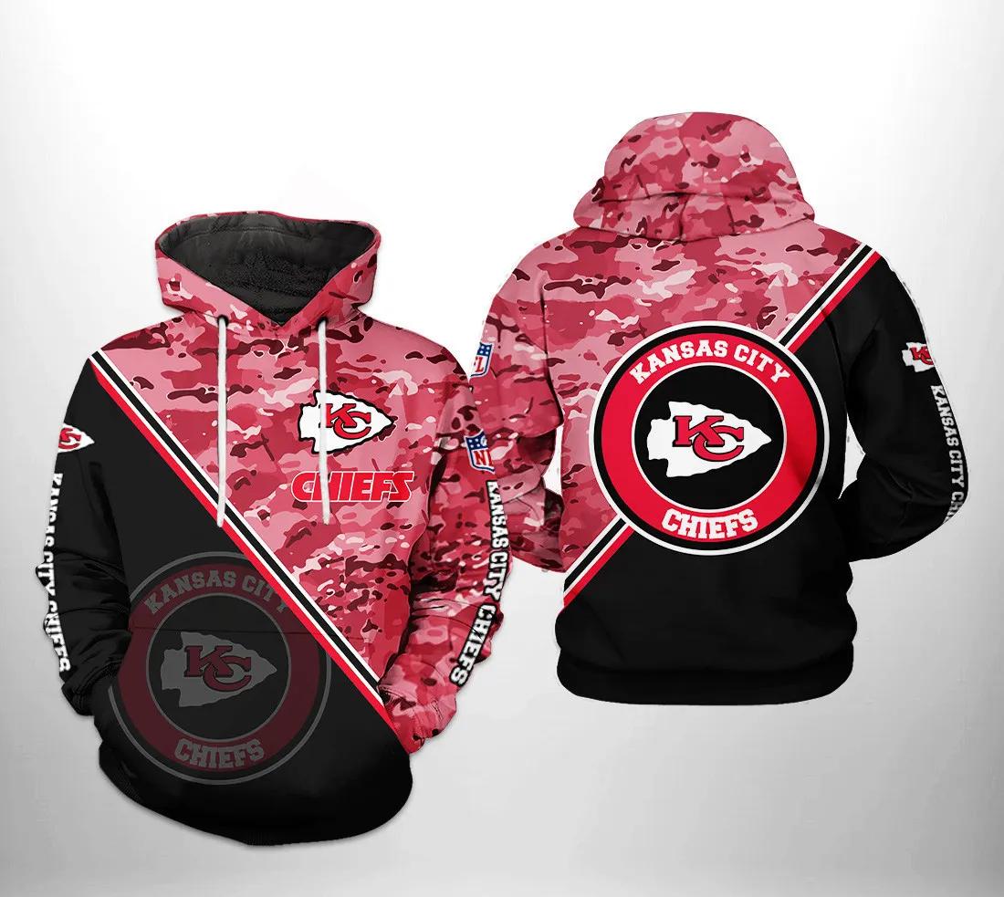 Kansas City Chiefs NFL Camo Team 3D Hoodie, NFL Hoodie Kansas City Chiefs NFL Camo Team 3D Hoodie, NFL Hoodie