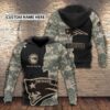 NFL New England Patriots Camo Personalized 3D Hoodie, NFL Hoodie