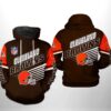 NFl Cleveland Browns 3D Hoodie 15, NFL Hoodie
