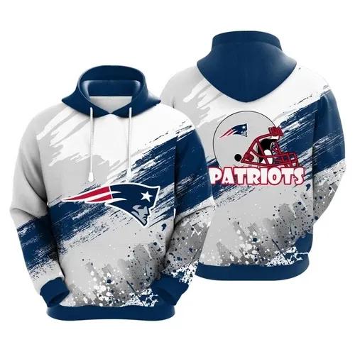 NFL New England Patriots Logo 3D Hoodie 2, NFL Hoodie NFL New England Patriots Logo 3D Hoodie 2, NFL Hoodie