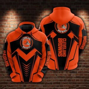 NFl Cleveland Browns 3D Hoodie 6, NFL Hoodie