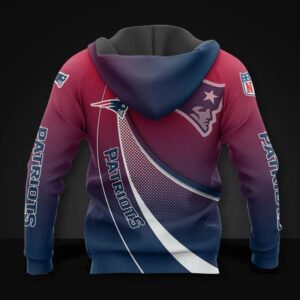New England Patriots All Over Print Hoodie, NFL Hoodie