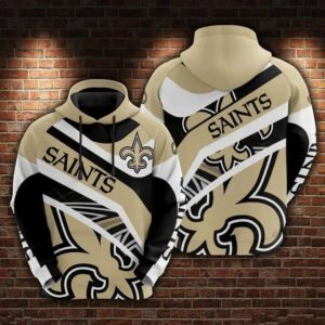 NFL New Orleans Saints 3D Hoodie 12, NFL Hoodie