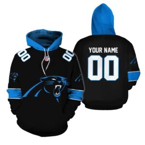 Personalized Carolina Panthers 3D Hoodie, NFL Hoodie