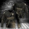 NFL New Orleans Saints 3D Hoodie 14, NFL Hoodie