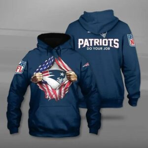 New England Patriots Blood Inside Me 3D Hoodie, NFL Hoodie