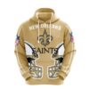 NFL New Orleans Saints 3D Hoodie 2, NFL Hoodie