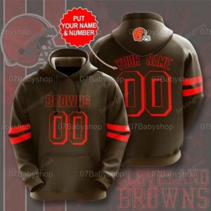 Personalized Cleveland Browns 01 – Hoodie 3D, NFL Hoodie