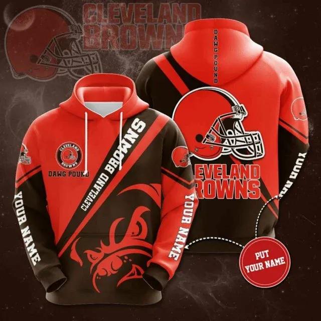 Personalized Cleveland Browns 03 – Hoodie 3D, NFL Hoodie Personalized Cleveland Browns 03 – Hoodie 3D, NFL Hoodie